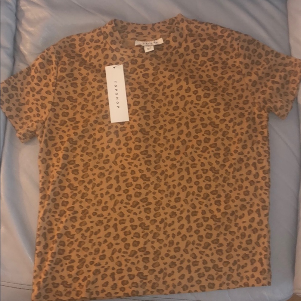 Cheetah Print Crop Top
